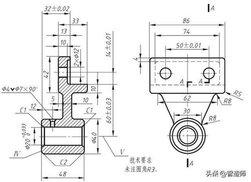 减速器零件图高效减速器零件图，解析原理构造方式