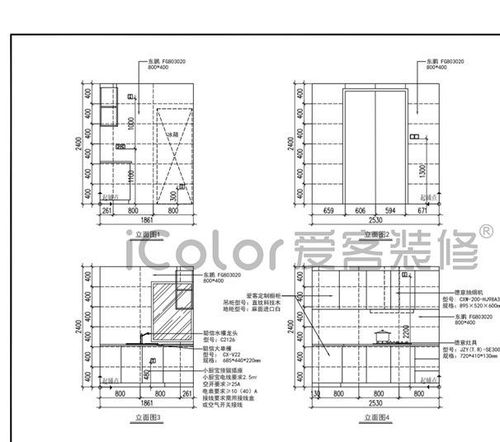 厨房立面图打造完美厨房,量身定制个性化厨房立面图!