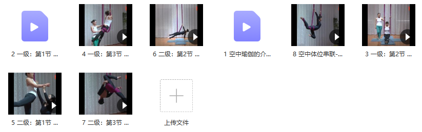 张梅汇空中瑜伽教师培训系列课 一级和二级 8节课