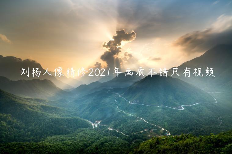 刘杨人像精修2021年-51自学联盟
