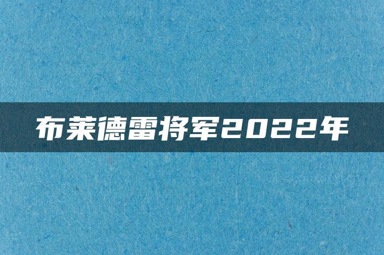 布莱德雷将军2022年策略精讲行业跟踪布莱德策略精讲课