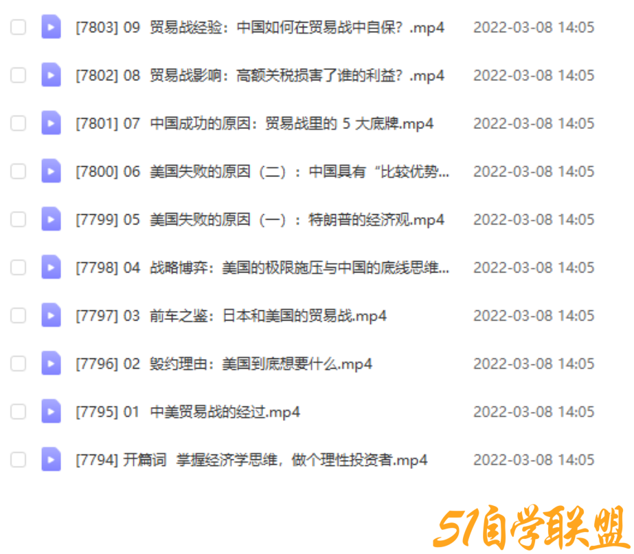 解读你身边的经济学课程视频-资源目录圈子-课程资源-51自学联盟