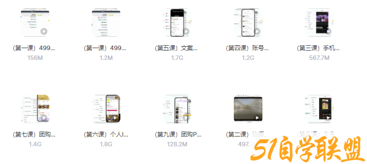 聚星499团购达人课程百度网盘视频-资源目录圈子-课程资源-51自学联盟
