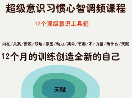 马丁纳意识习惯心智调频课程12个月训练蜕变-51自学联盟