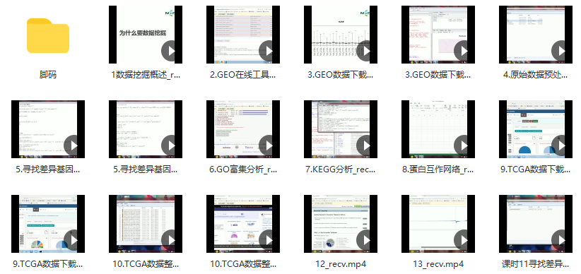 GEO数据分析系列视频课程