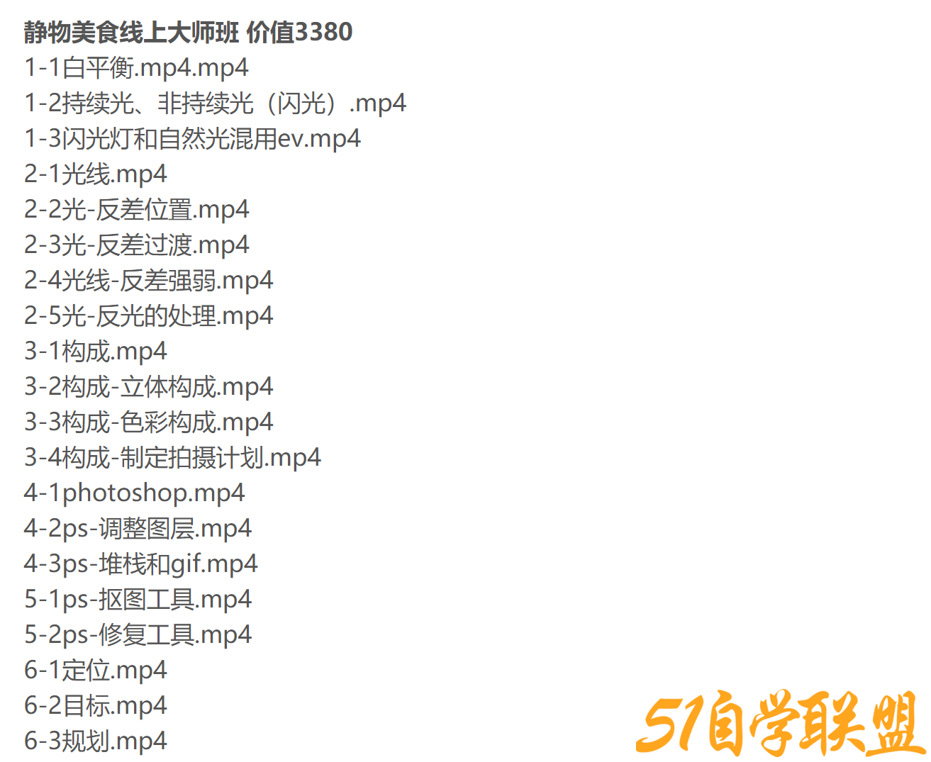 美食摄影17期从0基础走上专业摄影师之路