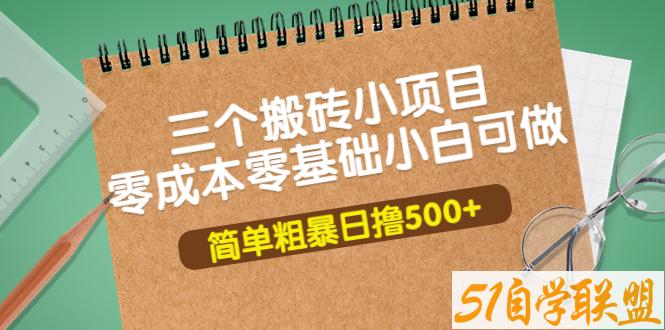 务实社网创VIP课程3个最新搬砖项目-资源目录圈子-课程资源-51自学联盟