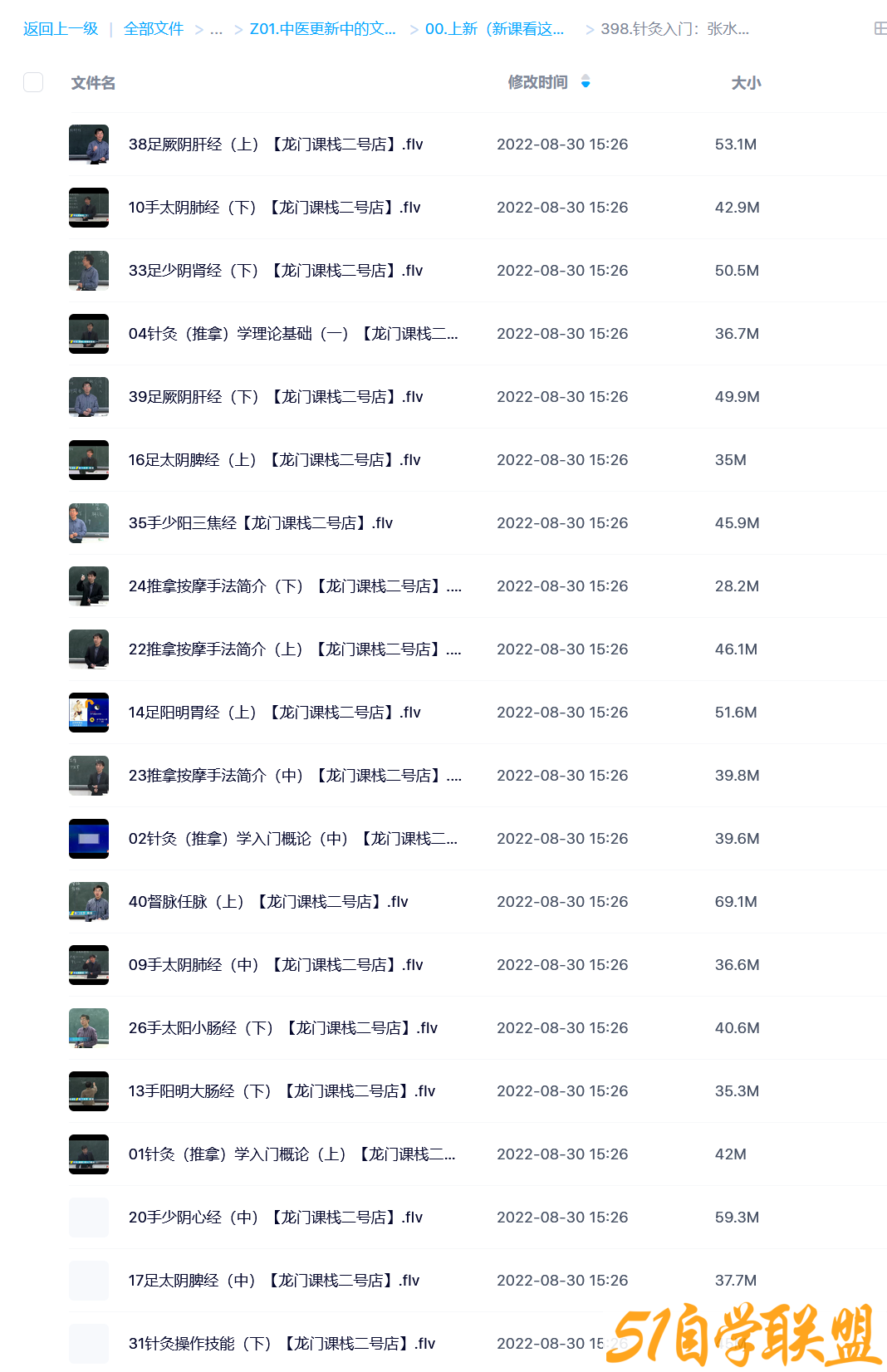 针灸入门张水生-厦门大学-资源目录圈子-课程资源-51自学联盟