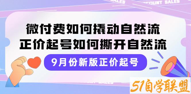 小韦·22年9月份新版正价微付费撬动自然流完整版课程-资源目录圈子-课程资源-51自学联盟