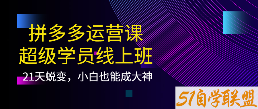 纪主任拼多多课程-资源目录圈子-课程资源-51自学联盟