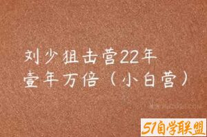 刘少狙击营22年 壹年万倍（小白营）-51自学联盟
