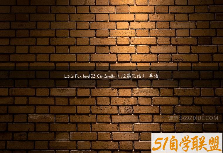 Little Fox level03 Cinderella（12篇完结） 英语课程资源下载