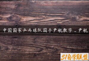 中国国家乒乓球队国手尹航教学_尹航-51自学联盟