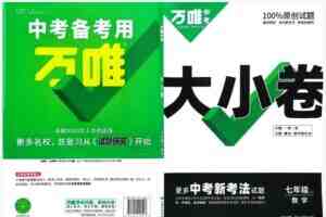 2023版《万唯 大小卷》数学（RJ）7下-51自学联盟