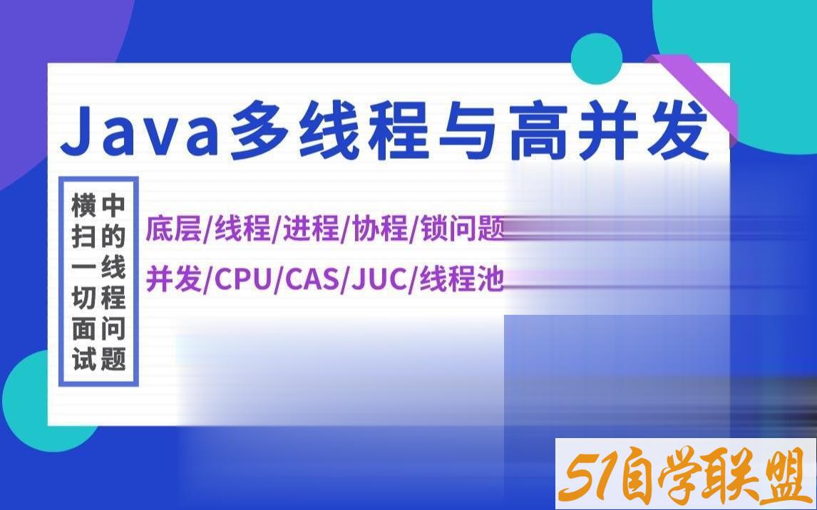 Java-马士兵-【Java多线程与高并发】从入门到精通百度网盘下载
