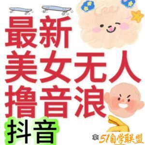 抖音最新收费2980美女无人撸音浪日收益几百到几千（详细教程玩法）-51自学联盟