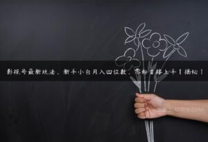 影视号最新玩法，新手小白月入四位数，零粉直接上手【揭秘】-51自学联盟