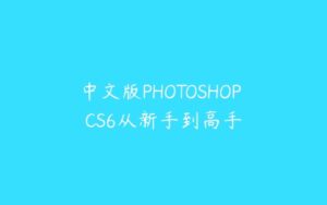 中文版PHOTOSHOP CS6从新手到高手-51自学联盟