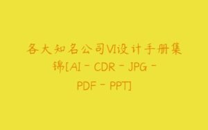 各大知名公司VI设计手册集锦[AI－CDR－JPG－PDF－PPT]-51自学联盟