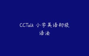 CCTalk 小学英语初级语法-51自学联盟