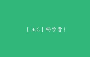 【王C】畅学营！-51自学联盟