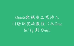 Oracle数据库工程师入门培训实战教程（从Oracle11g 到 Oracle19c）-51自学联盟