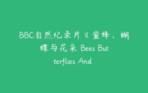 BBC自然纪录片《蜜蜂、蝴蝶与花朵 Bees Butterflies And Blooms》英文版-51自学联盟