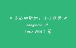 《马达加斯加：小小狂野 Madagascar: A Little Wild》第一二季英文版-51自学联盟