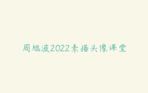 周旭波2022素描头像课堂-51自学联盟