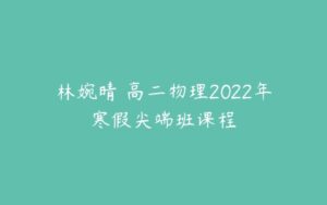 林婉晴 高二物理2022年寒假尖端班课程-51自学联盟