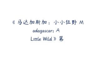《马达加斯加：小小狂野 Madagascar: A Little Wild》第三季英语版-51自学联盟
