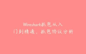 Wireshark抓包从入门到精通，抓包协议分析-51自学联盟