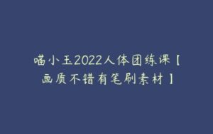 喵小玉2022人体团练课【画质不错有笔刷素材】-51自学联盟