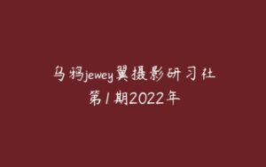 乌鸦jewey翼摄影研习社第1期2022年-51自学联盟