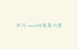 职问-excel技能集训营-51自学联盟