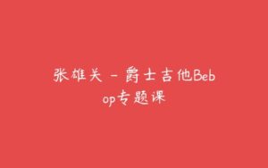 张雄关 - 爵士吉他Bebop专题课-51自学联盟