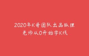 2020年K哥团队出品狐狸老师从0开始学K线-51自学联盟