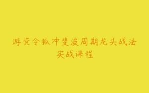 游资令狐冲斐波周期龙头战法实战课程-51自学联盟