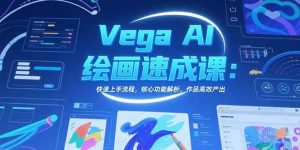 Vega AI绘画速成课：快速上手流程，核心功能解析，作品高效产出-51自学联盟