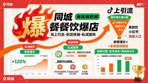 同城餐饮爆店课:线上引流-到店核销-私域复购,新客增长+老客复购翻倍目标-51自学联盟
