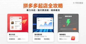 拼多多起店全攻略,暴力冷启,强付费流程,暗券截流,5-7月已验证的方法-51自学联盟