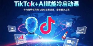 TikTok+AI赋能冷启动课：专为跨境电商和内容创业者设计，全套解决方案-51自学联盟