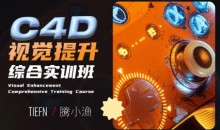 腾小渔C4D视觉提升综合实训班2024年最新-51自学联盟