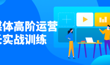 新媒体高阶运营增长实战训练教程-51自学联盟