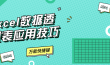 Excel数据透视表应用技巧15节课-51自学联盟