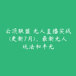 云顶联盟・无人直播实战(更新7月),最新无人玩法和半无-51自学联盟