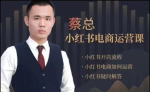 潮汕蔡总·小红书电商运营课电商如何运营-51自学联盟