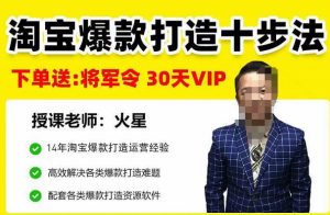 淘宝爆款打造十步法，高效解决各类爆款打造难题-51自学联盟