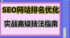 樊天华·SEO网站排名优化实战高级技法指南，让客户找到你-51自学联盟