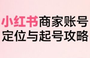 大晴老师小红书电商全链路实战从定位到爆单,系统拆解小红书商家起号全流程-51自学联盟